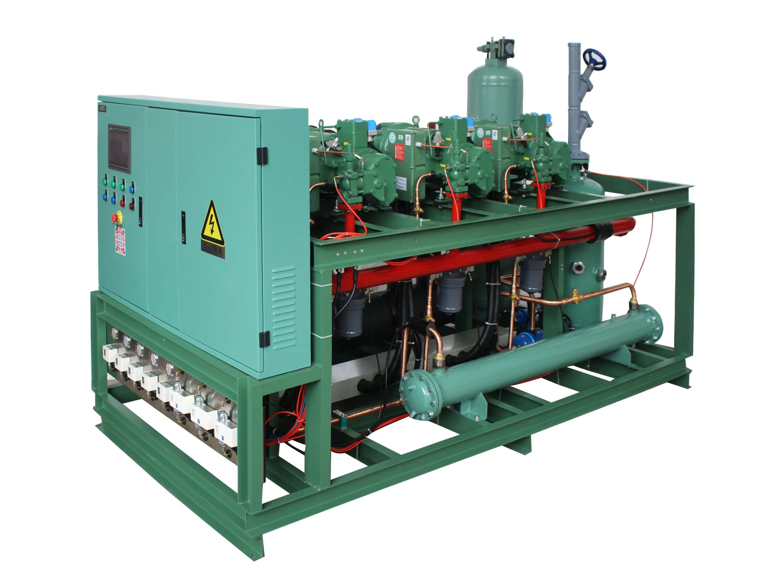 Food Processing Industrial Refrigeration-Equipment Industrial Process Cryotherapy 380V460V 50Hz 60Hz Screw Industrial-Chiller Machine Unit