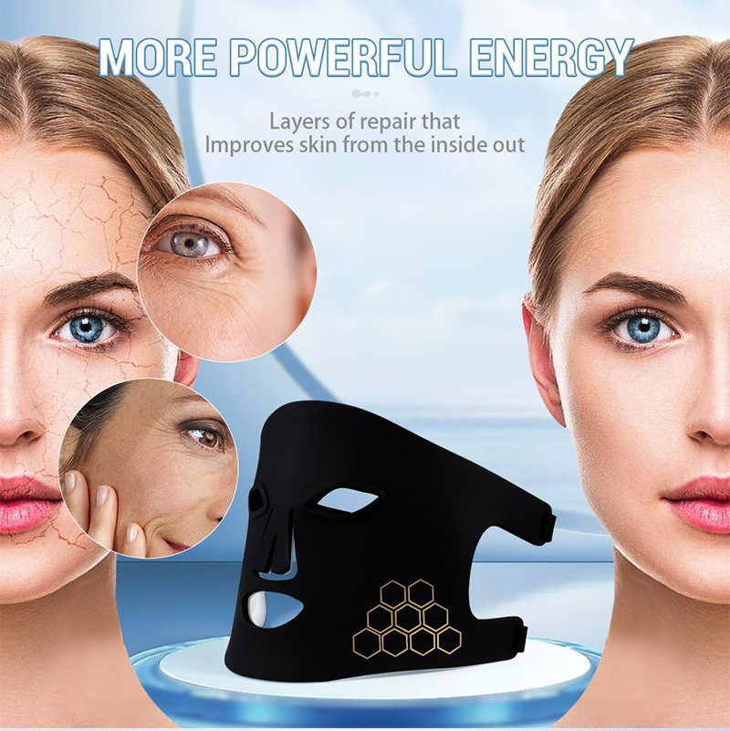 Best-Selling LED Infrared Beauty Mask with Customizable Logo Silicone Face Mask Skincare Beauty Device