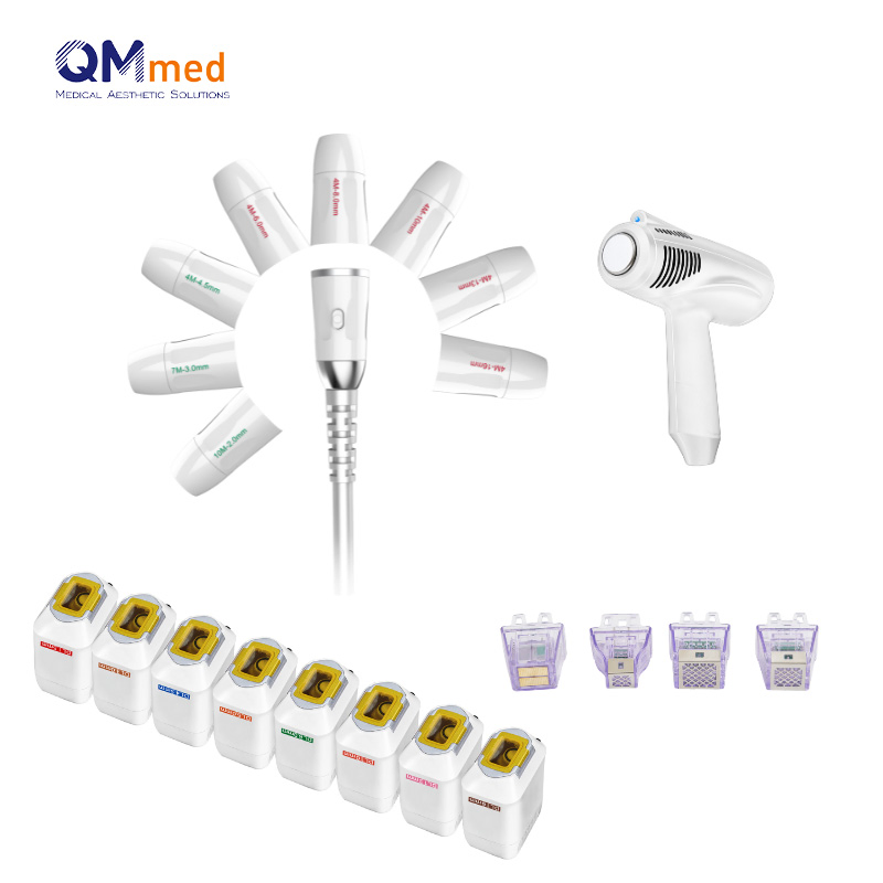 Qmfrozen Face Lifting Machine 5D Ice Hiifu 13mm 12 Lines Ultramax Portable for Face &amp; Body Skin Tightening