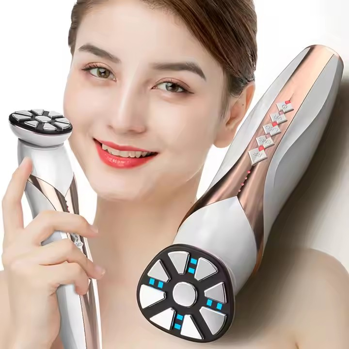 EMS Facial Lifting Device Skin Tightening LED Microcurrent Radio Frequency Machine RF Beauty LED Device for Face