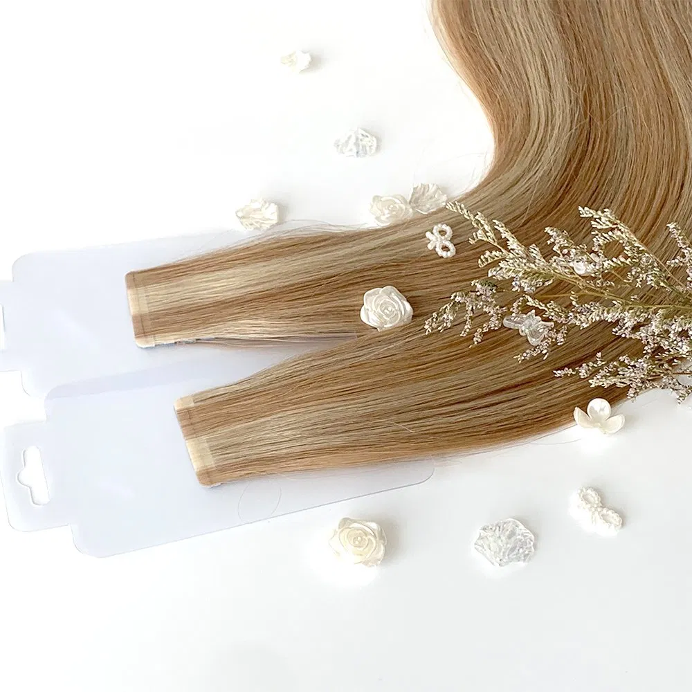 Highlight Seamless Tape Hair Top Quality Russian Cuticle Hair Extensions Slim Tape in