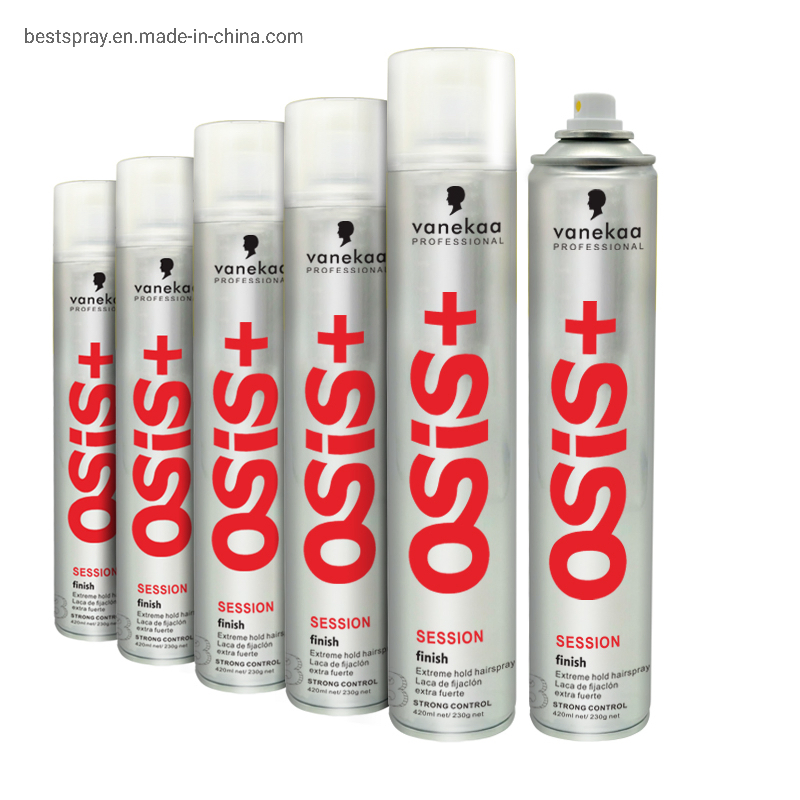 Private Label Fast Dry Professional Strong Hold Hair Styling Spray