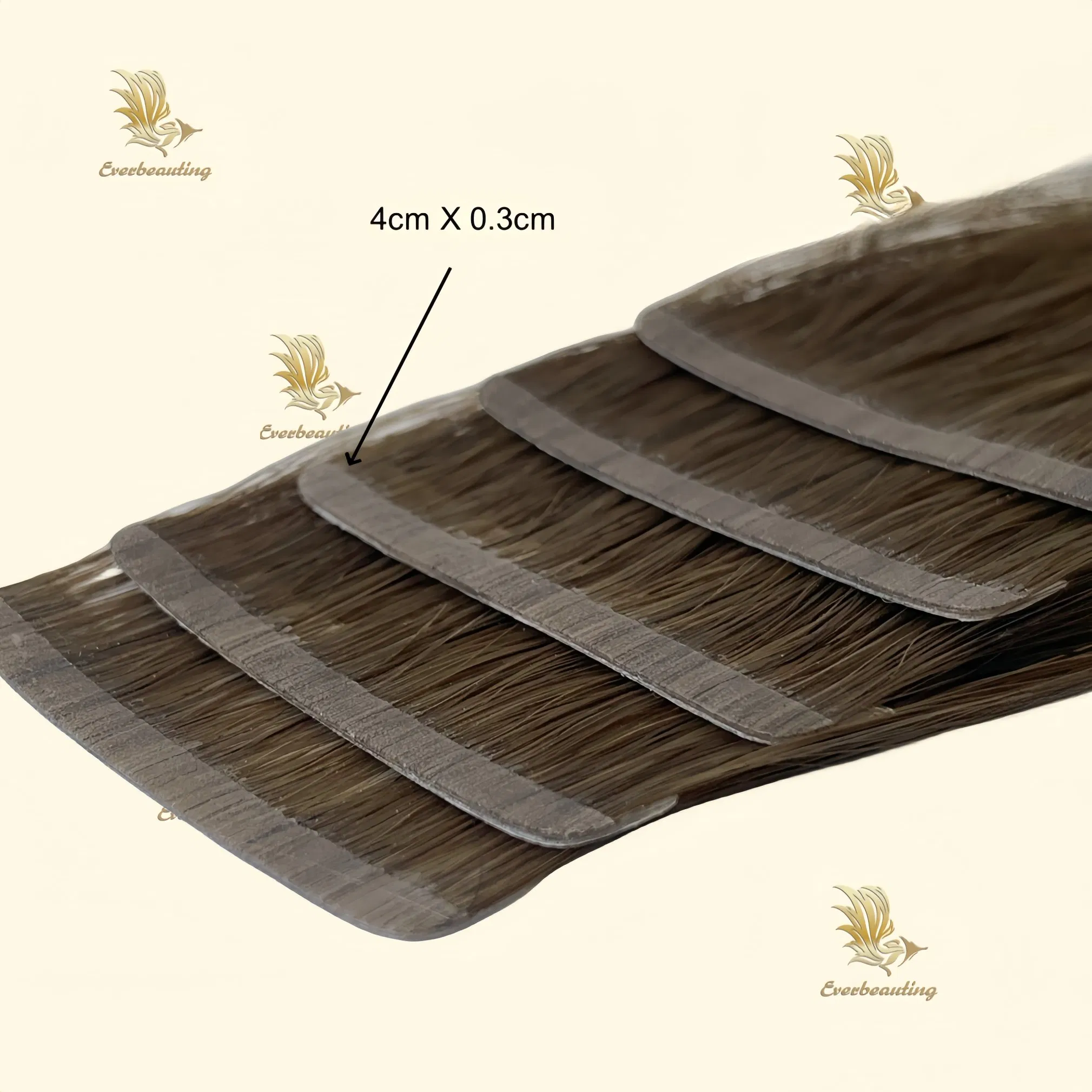 Premium Invisible Virgin Human Hair Curly Tape Extensions for Volume