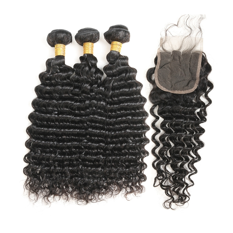 Wholesale Deep Wave Human Hair Weft