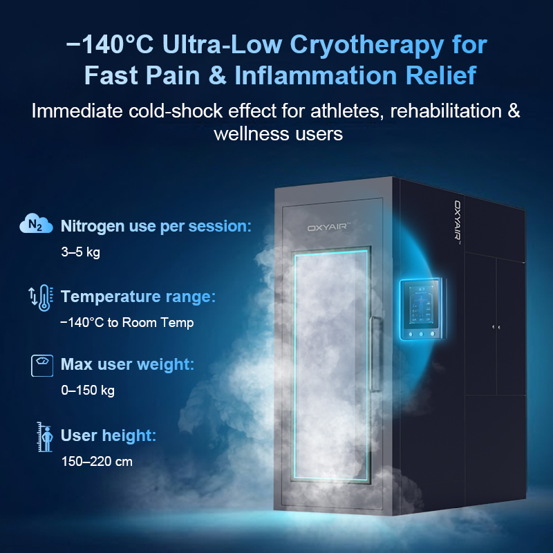 Oxyair Electric Full Whole Body Full Machine Cryotherapy Chamber