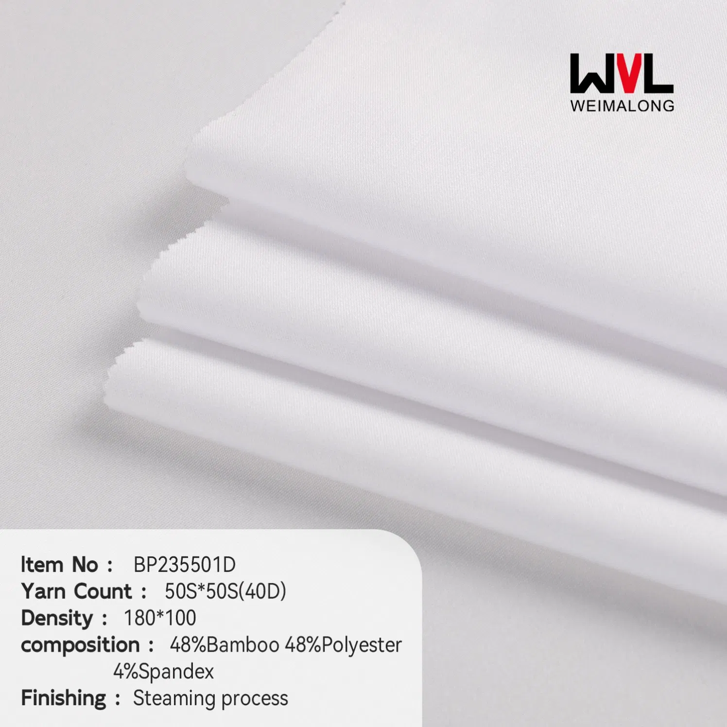 Eco-Friendly Bamboo Cotton Blend Fabric Perfect for Elegant Evening Outfits