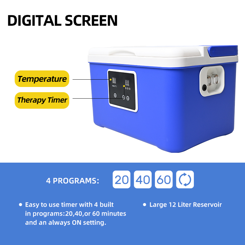 Digital Frozen Physical Cold Ice Compression Cryotherapy Machine Recovery System for Leg and Knee Pain Relief