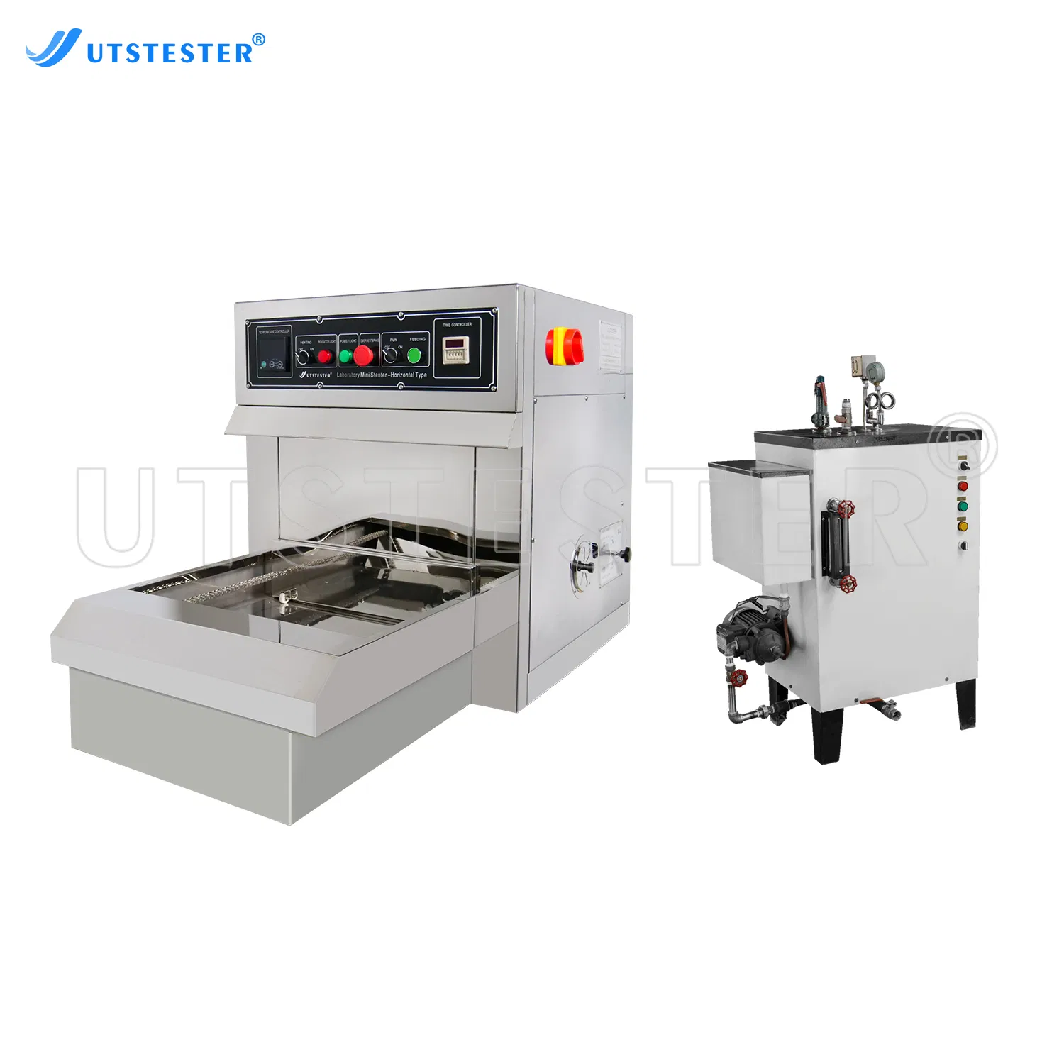 Lab Mini Fabric Sample Stenter Machine Textile Finishing Dryer Stenter with Steamer Generator