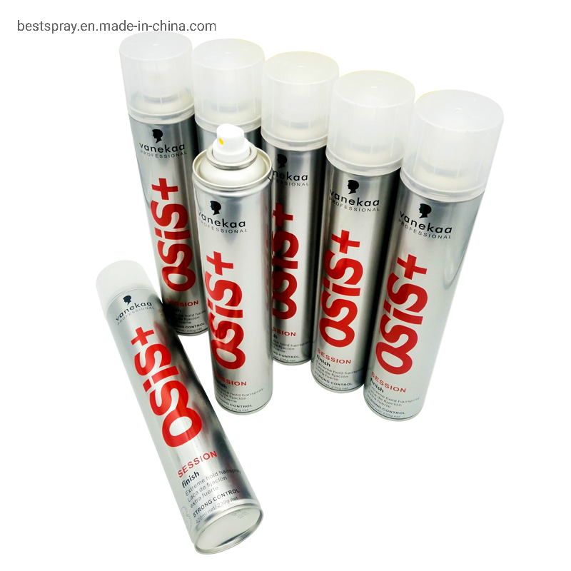 Private Label Fast Dry Professional Strong Hold Hair Styling Spray