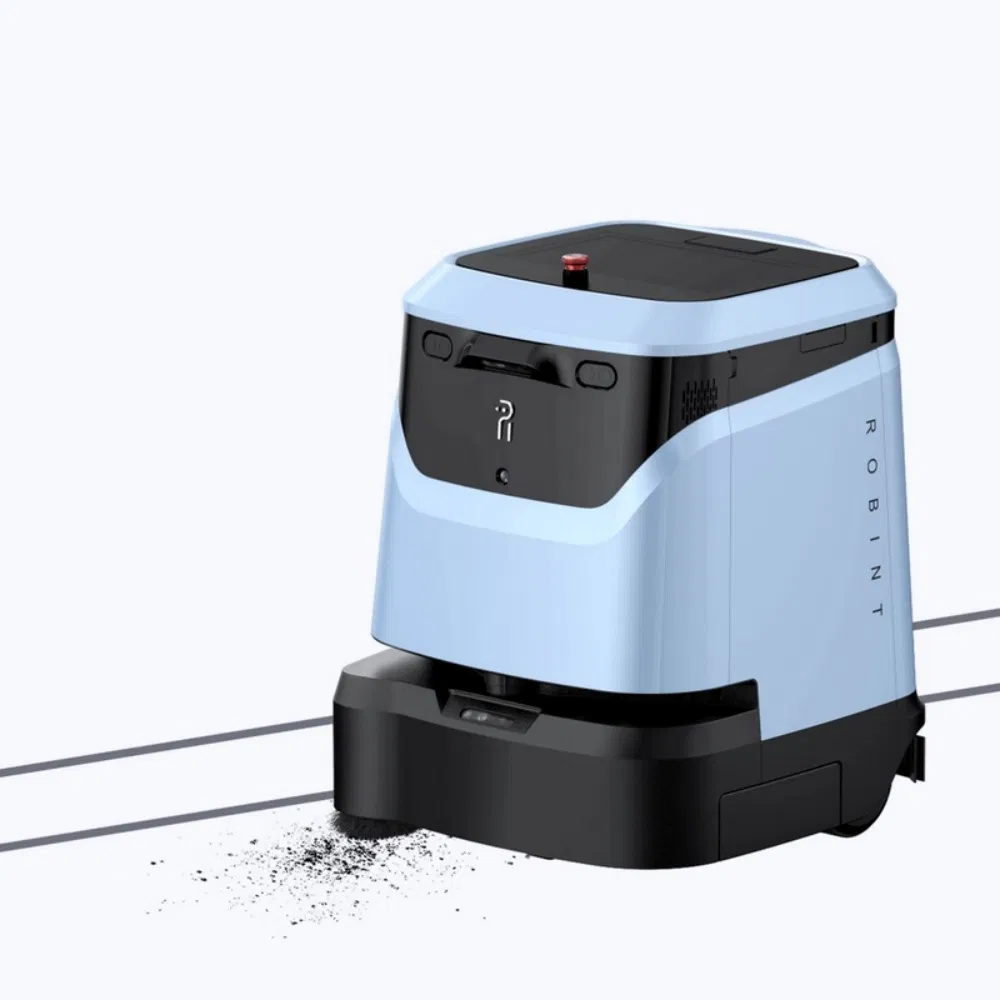 Commercial Intelligent Cleaning Robot Large Automatic Push Sweep Suction Wash Mop Manufacturer Mall Robot