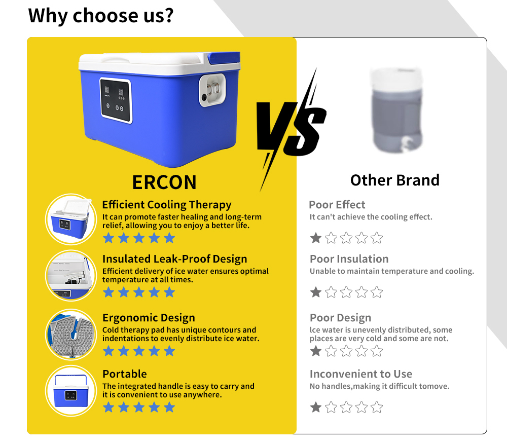 Digital Frozen Physical Cold Ice Compression Cryotherapy Machine Recovery System for Leg and Knee Pain Relief