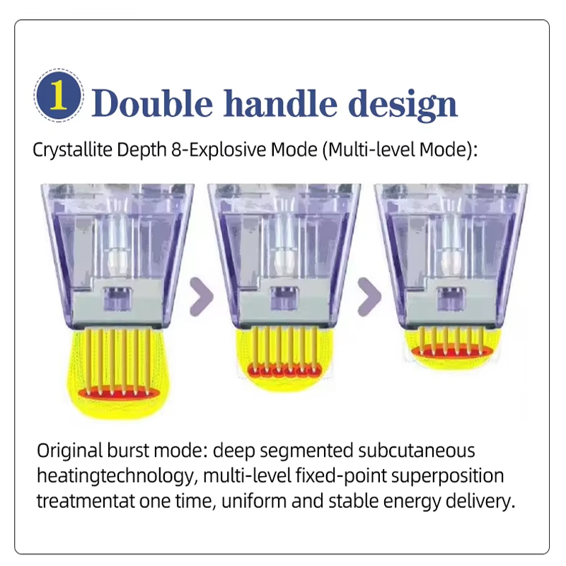 M8 Fractional RF Skin Rejuvenation Tightening Wrinkle Scar Acne Removal Microneedling Machine Radio Frequency Skin Facial Lifting Device