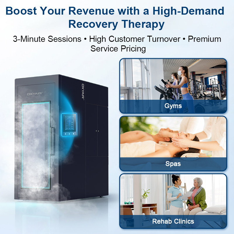 Oxyair Cold Whole Body Electric Tank Cryotherapy Chamber Machine for Recovery Clinics