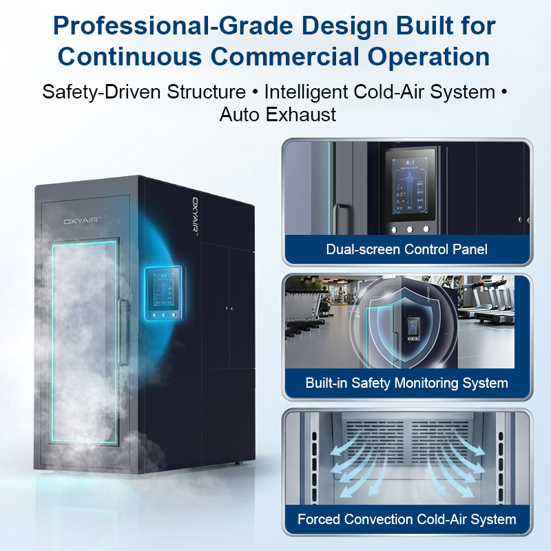 Oxyair Cold Whole Body Electric Tank Cryotherapy Chamber Machine for Recovery Clinics