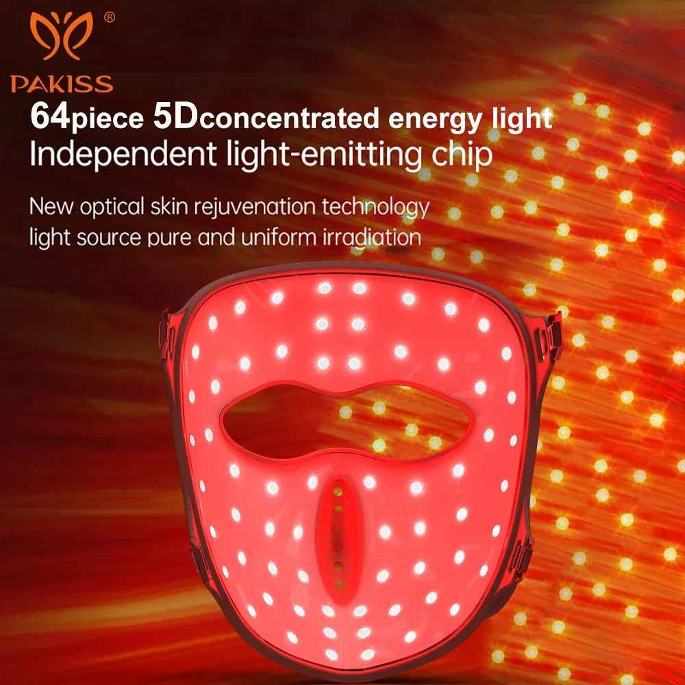 Pakiss Custom OEM ODM LED Facial Mask for Skin Care Enthusiasts