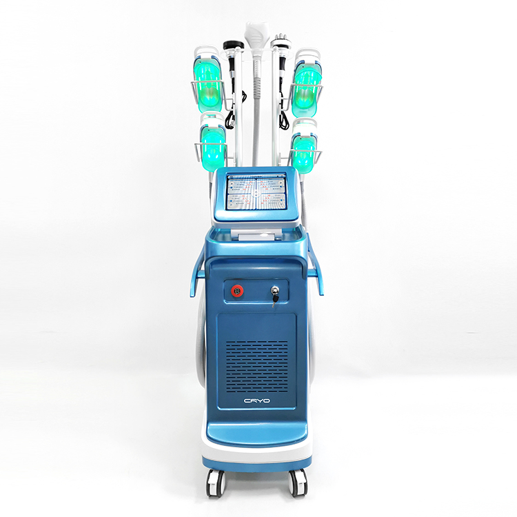 360 Fat Freeze Cryolipolysis Cool Body Sculpting Machine Cryo Therapy for Weight Loss Cellulite Reduction RF Technology for Face Double Chin