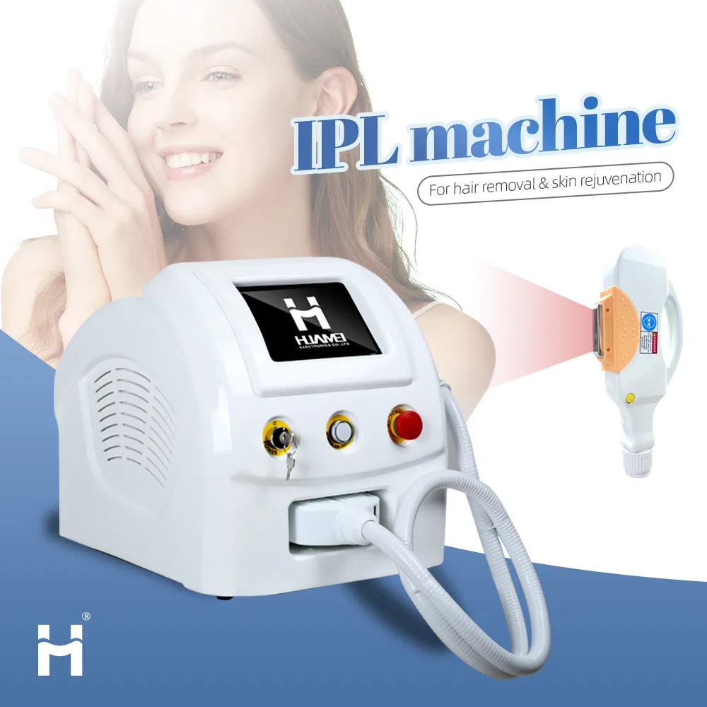 Huamei Professional IPL Skin Rejuvenation Beauty Equipment E-Light Dpl Opt IPL Spot Wrinkle Hair Removal IPL Machine