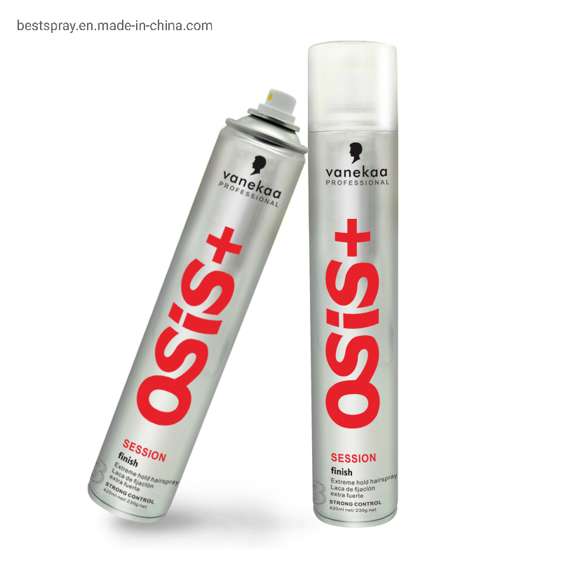 Private Label Fast Dry Professional Strong Hold Hair Styling Spray