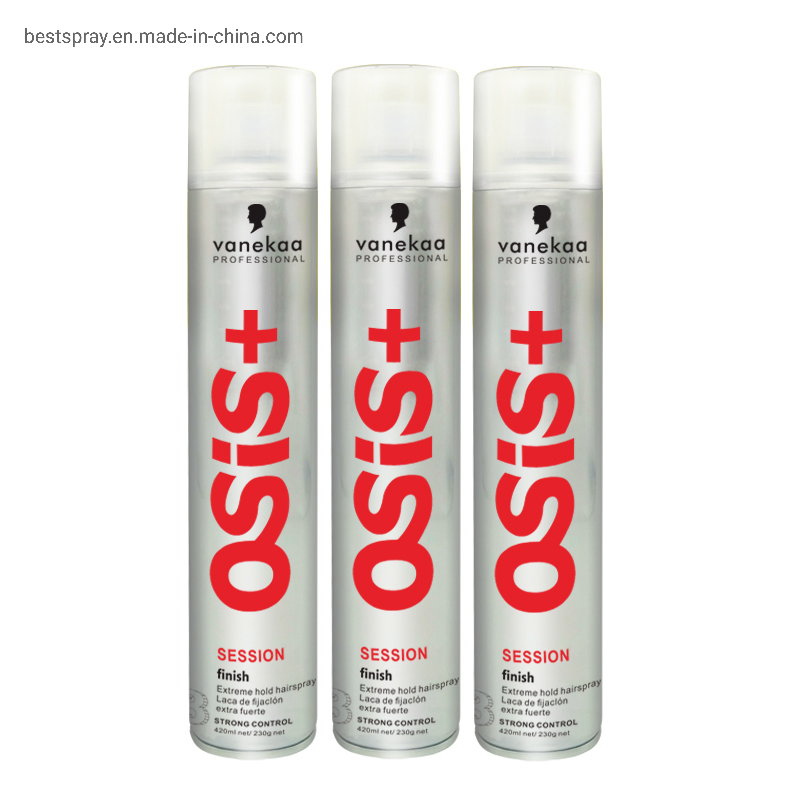 Private Label Fast Dry Professional Strong Hold Hair Styling Spray