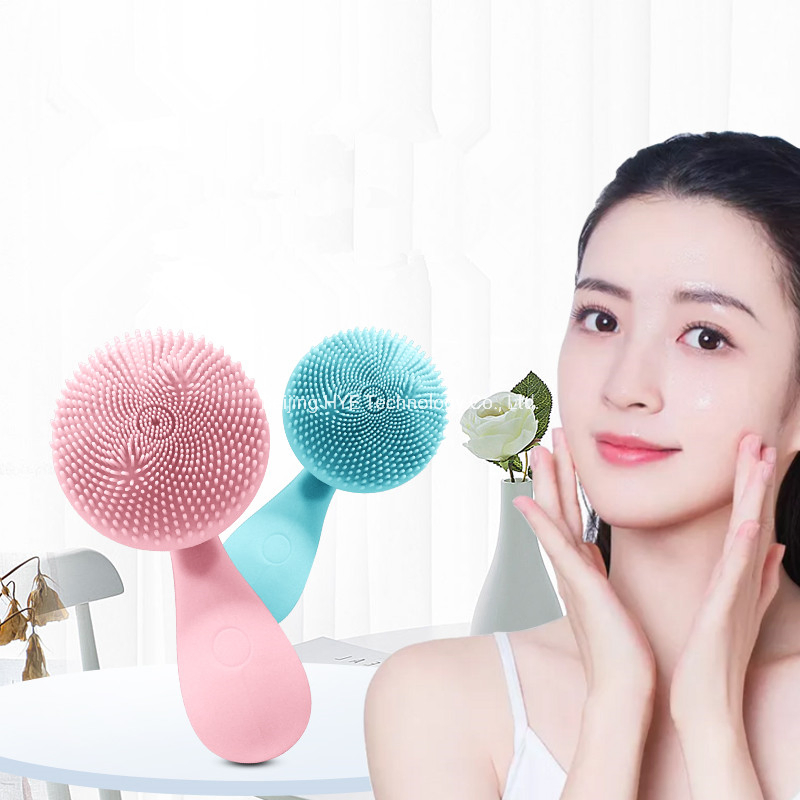 Magnetic Base Charging Skin Cleaning Facial Cleaner Brush Ultrasonic Face Brush with OEM Service