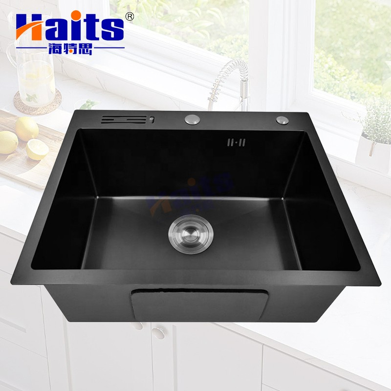 Countertop Kitchen Sink Single Bowl Stainless Steel Smart Sink Furniture Hardware