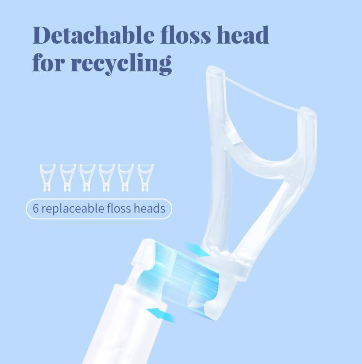 Hygienic Food-Grade Material Oral Care Cleaning Convenient Retractable Interdental Toothbrush