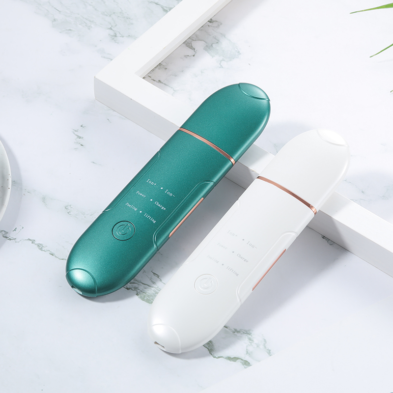 Ultrasonic Skin Scrubber Facial Beauty Vibration Massage Vacuum Blackhead Remover Ultrasonic Skin Scrubber