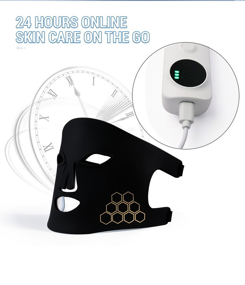 Best-Selling LED Infrared Beauty Mask with Customizable Logo Silicone Face Mask Skincare Beauty Device