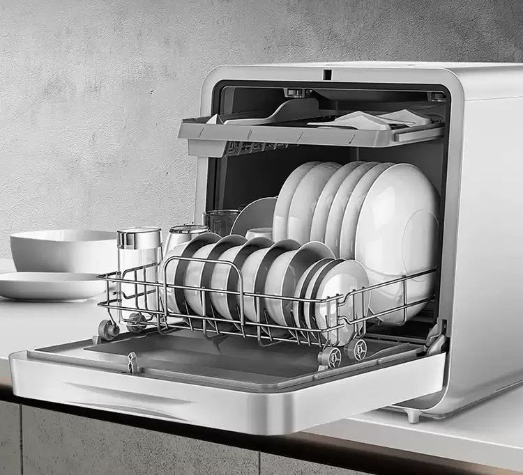 Smart Countertop Portable Dishwasher with WiFi Control &amp; UV Sterilization