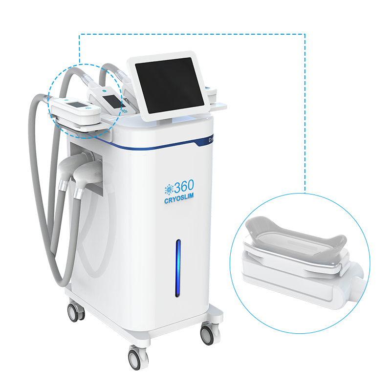 Newest Cryotherapy Physiotherapy Cyro Slimming Cryolipolysys Fat Freeze 360 Angle with 5 Cryo Handles