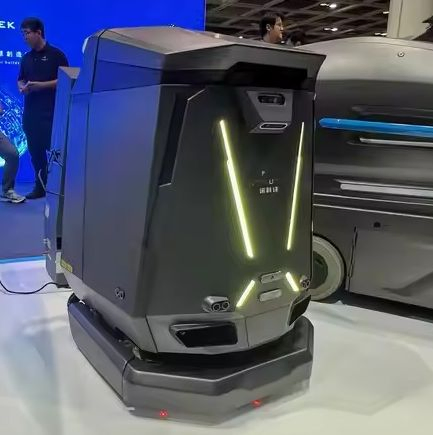New Generation Commercial Electric Cleaning Robot 4 Types Cleaning Mode Unmanned Intelligent Ride-on Floor Cleaning Robot