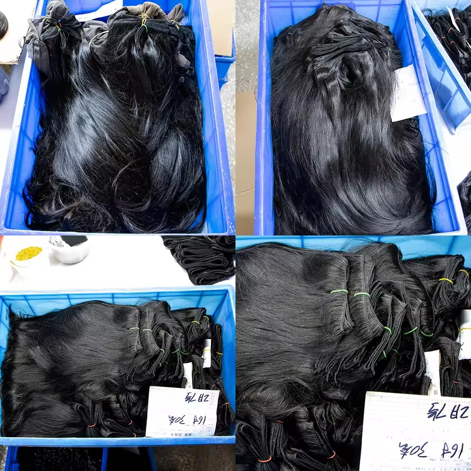 Hair Bulk Peruvian Virgin Human Hair Bundles Loose Wave Hair Weft Natural Color 12 14 16 Inch Lengths for Salon Quality Weave