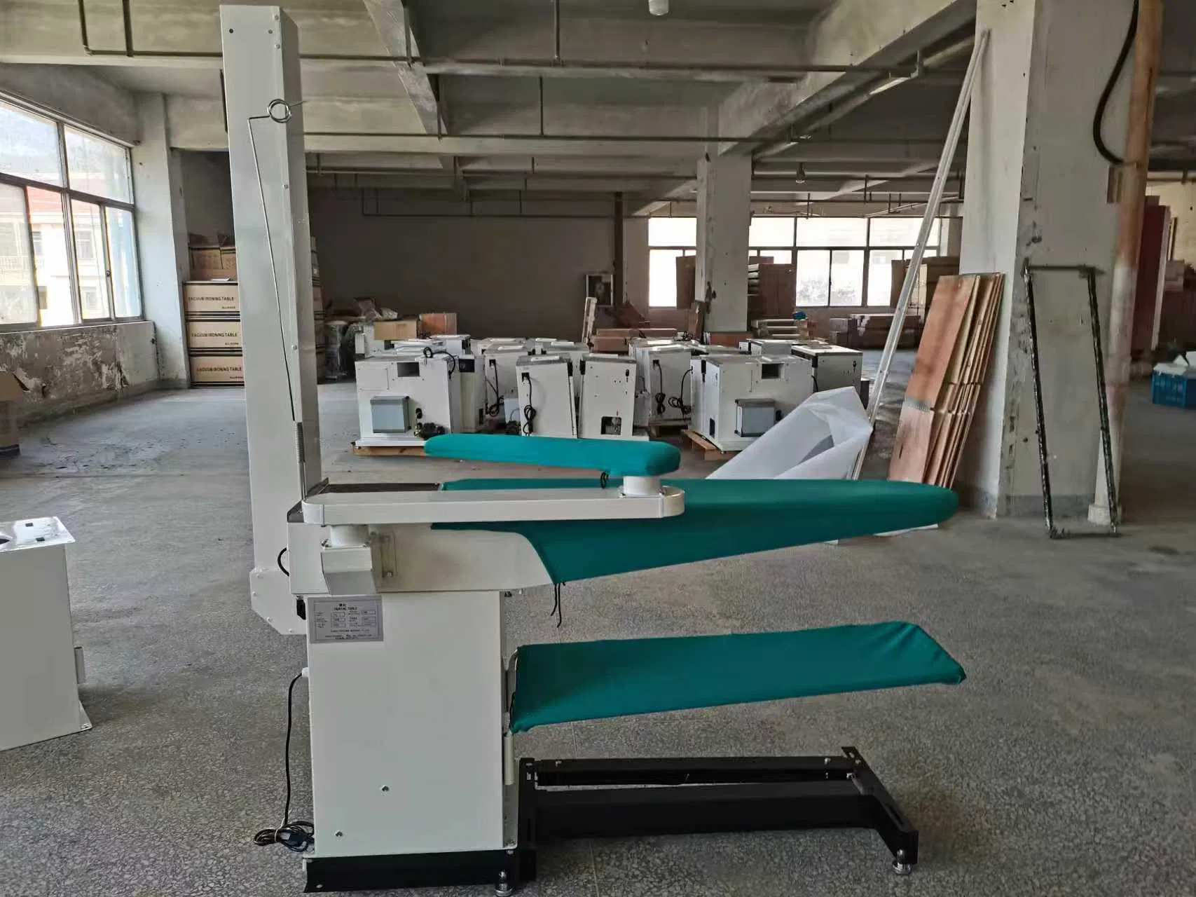 Multi-Functional Bridge-Style Ironing Machine with Steam Box Suitable for Garment Production