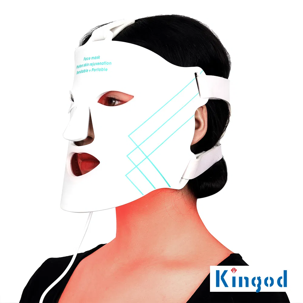 Red Light Therapy Facial Mask LED Light Skin Care Beauty Mask Device for Home Use