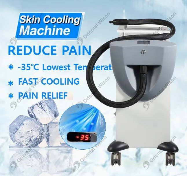 Air Cooler Zimmer Cryo Therapy Machine Skin Cooling Machine Used with Laser Hair Removal