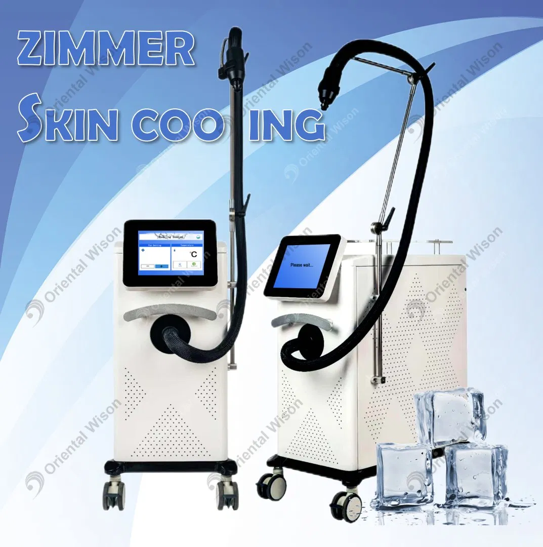 2026 Professional Air Cooler Skin Cooler Zimmer Cryo Therapy Machine Skin Cooling Machine Used with Laser Hair Removal