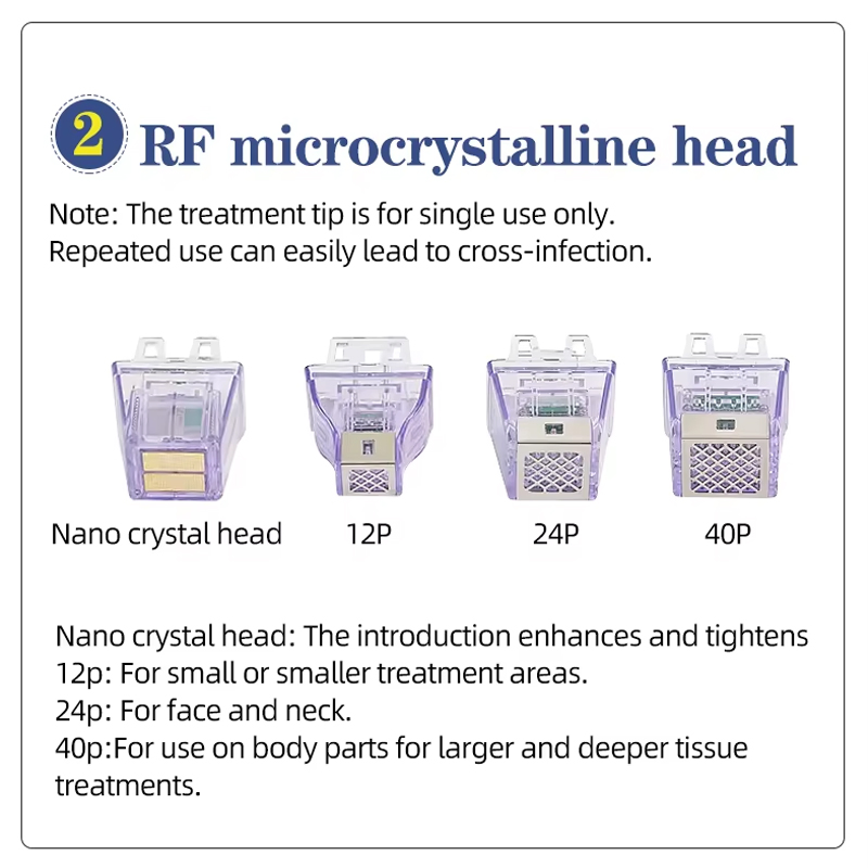 M8 Fractional RF Skin Rejuvenation Tightening Wrinkle Scar Acne Removal Microneedling Machine Radio Frequency Skin Facial Lifting Device