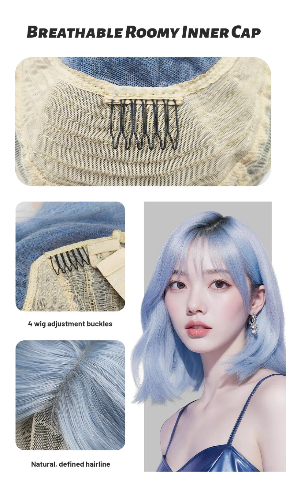 Human Hair Wigs Lace Front for Daily Use and Salon Professional Styling