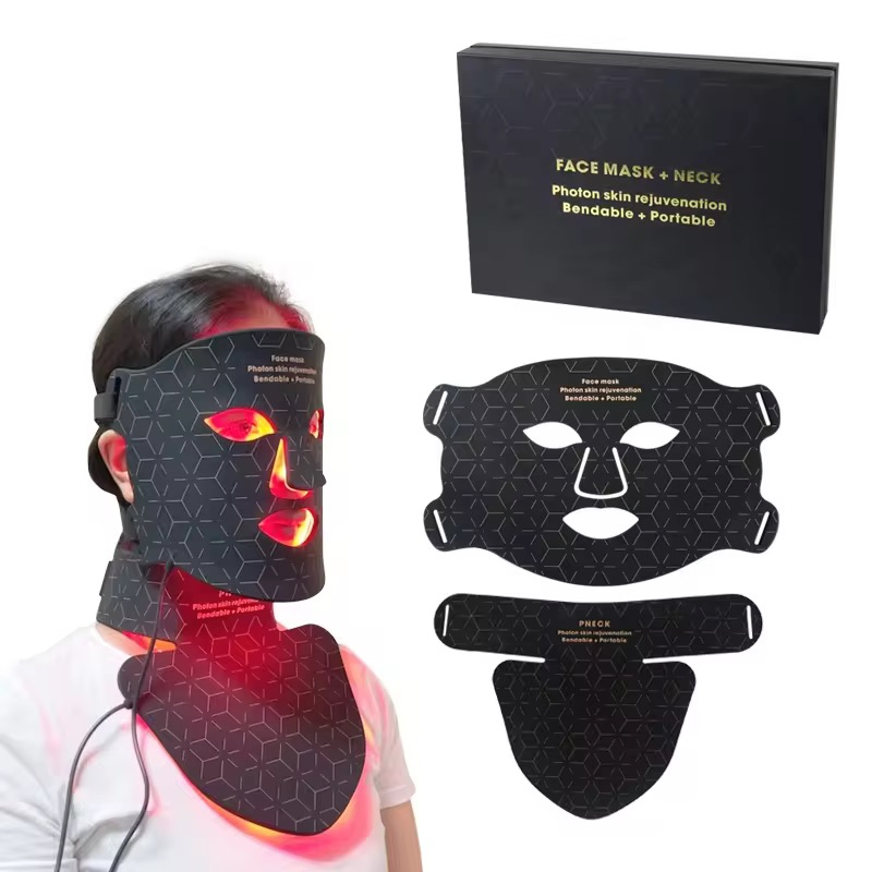 Wholesale Wireless LED Beauty Face Mask Infrared Home Use LED Mask Light Therapy LED Facial Masks