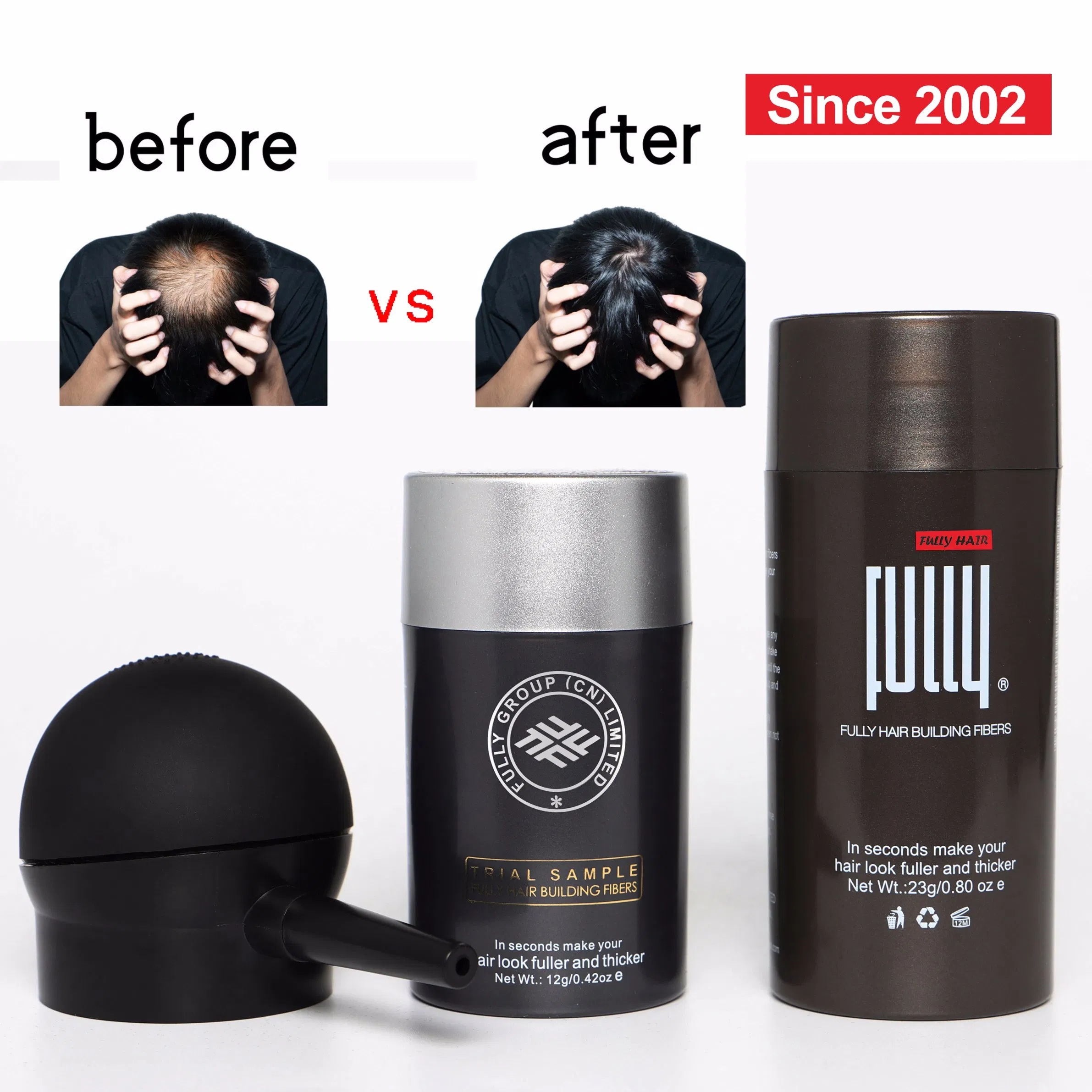 Fully Professional Hair Products Lowest Price Keratin Hair Fibre Powder