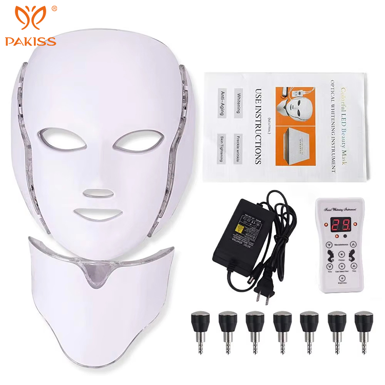 Pakiss Professional 7-Color LED Phototherapy Mask for Clinical-Level Skincare