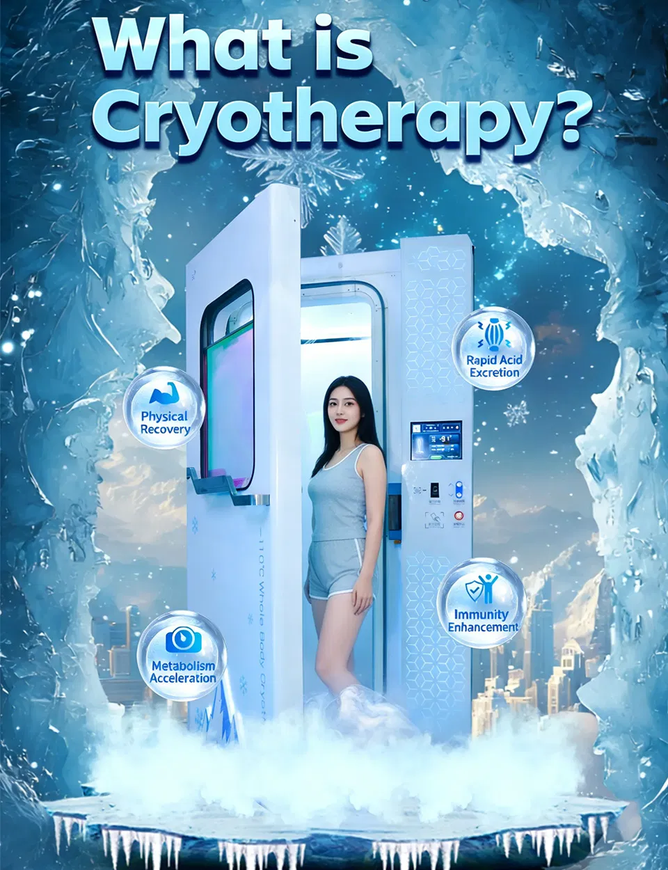 Cryotherapy Chamber Professional Whole Body Cryo