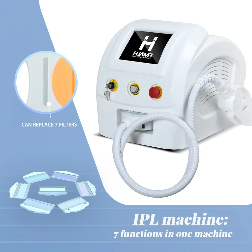 Huamei Professional IPL Skin Rejuvenation Beauty Equipment E-Light Dpl Opt IPL Spot Wrinkle Hair Removal IPL Machine
