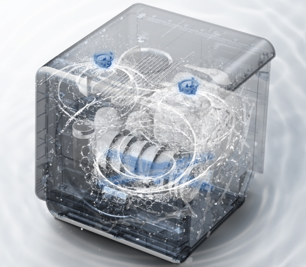 Smart Countertop Portable Dishwasher with WiFi Control &amp; UV Sterilization