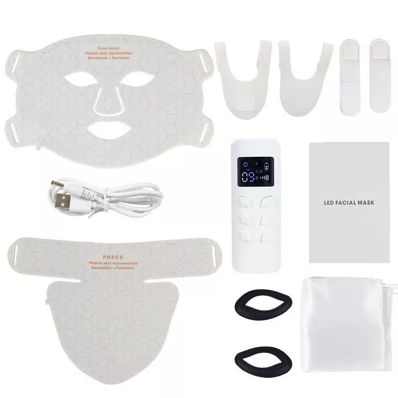 Wholesale Wireless LED Beauty Face Mask Infrared Home Use LED Mask Light Therapy LED Facial Masks
