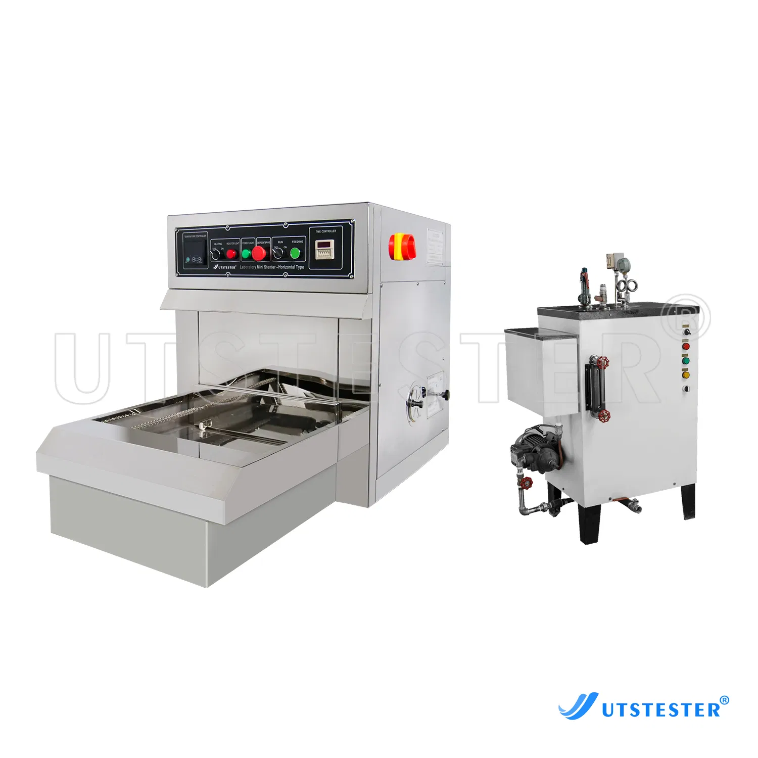 Lab Mini Fabric Sample Stenter Machine Textile Finishing Dryer Stenter with Steamer Generator