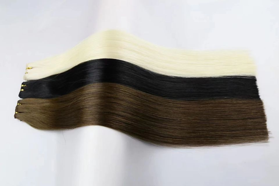 High-Quality Youcai Hair 2026 Double Drawn Virgin Remy Hair Extensions Invisible Thin Genius Weft Blonde Color Russian Hair