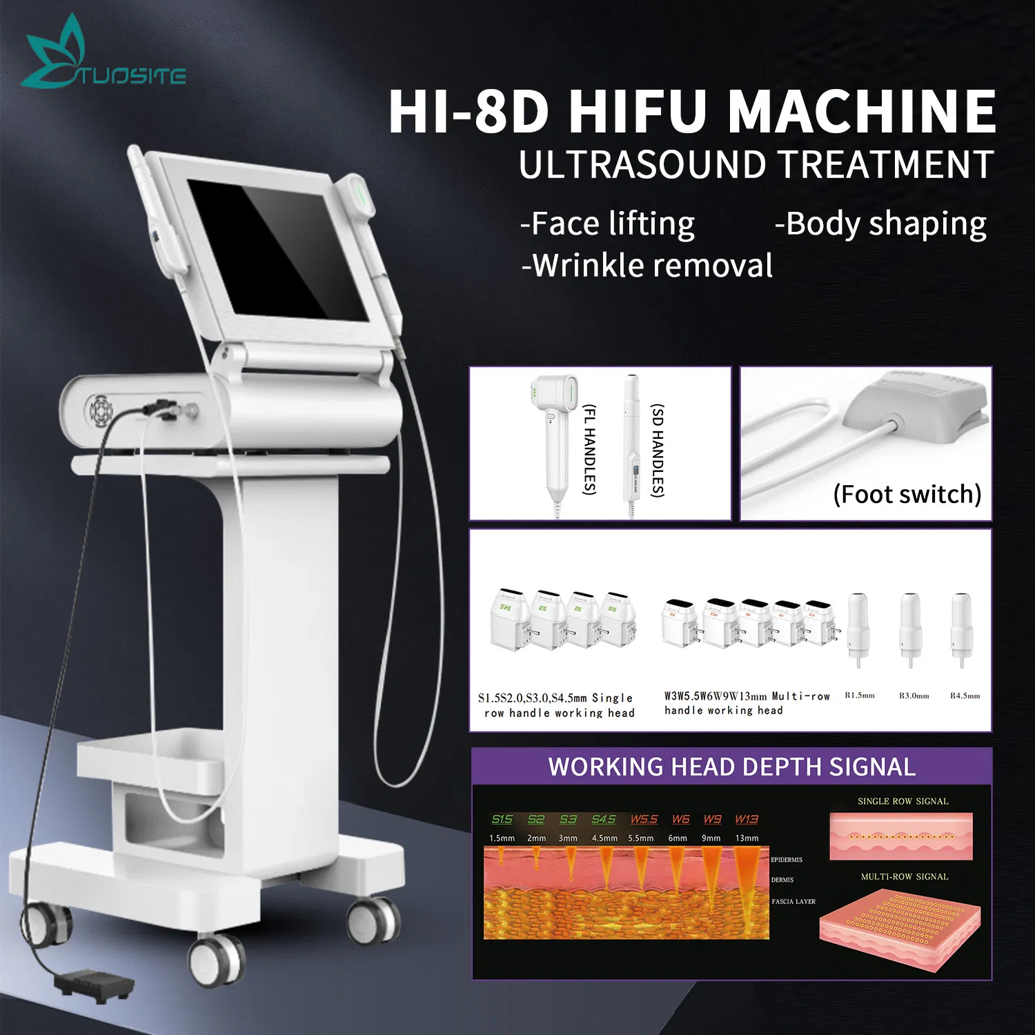 Advanced Hifu-8d Ultrasonic Skin Tightening Treatment for Radiant Skin