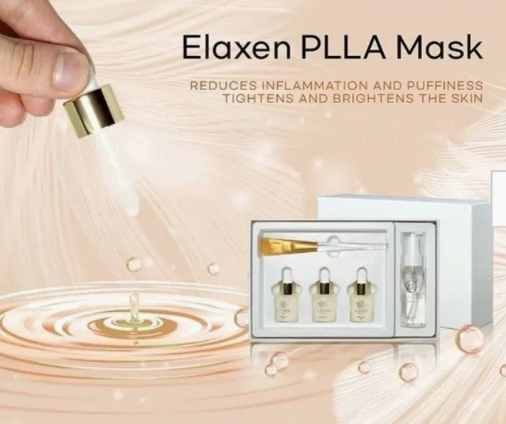 Elaxen Plla Mask + Ultrasonic Cleansing Aesthetics Booster 2ml Anti-Aging Collagen Restores Skin Vitality