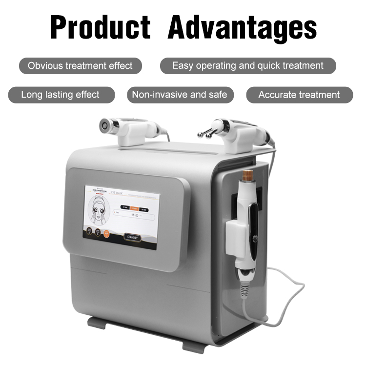 Beauty SPA Salon Use EMS Microcurrent Face Lifting Micro Current Machine RF Radio Frequency Massage Facial Toning Device